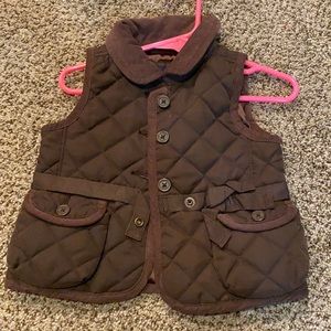 Baby gap brown vest